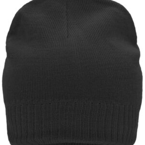 Knitted Beanie with Fleece Inset