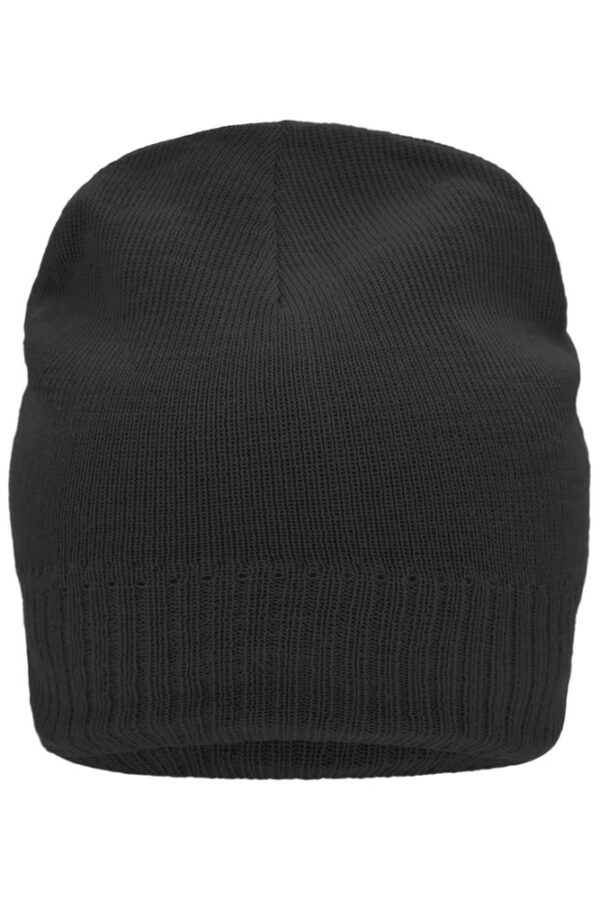 Knitted Beanie with Fleece Inset