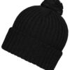 Knitted Cap with Pompon