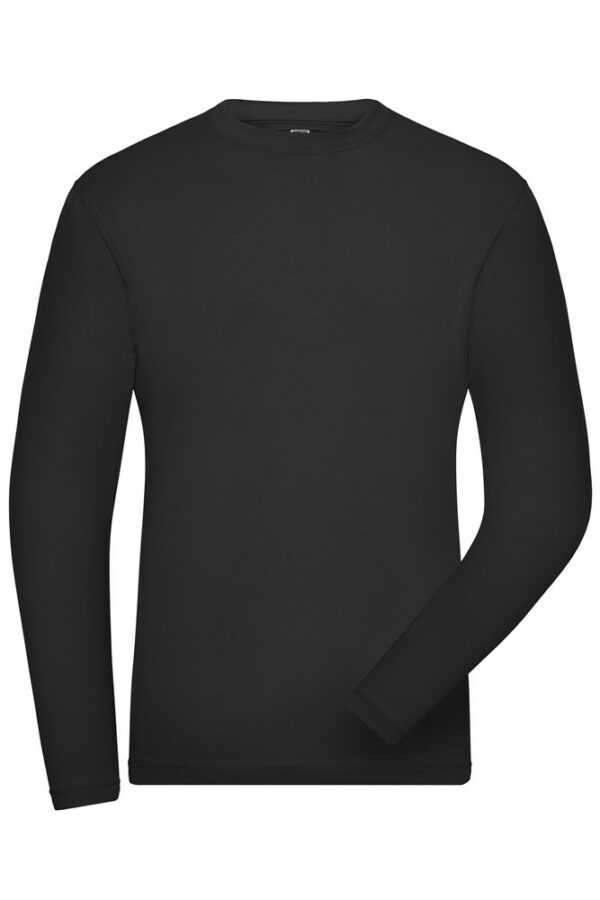 Men's BIO Stretch-Longsleeve Work - SOLID