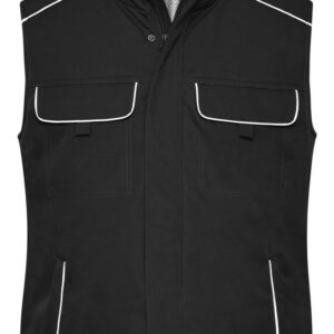 Workwear Softshell Padded Vest - SOLID