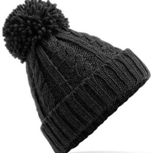 Beechfield - Cable Knit Melange Beanie