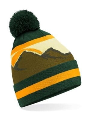 Beechfield - Mountain Peaks Pom Pom Beanie