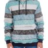 Burnside - Printed Striped Marl Pullover