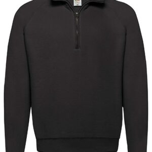 Fruit of the Loom - Classic Zip Neck Sweat