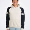 JERZEES - Nublend® Varsity Colour-Block Hooded Sweatshirt