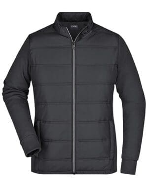 Jacket James&Nicholson - Ladies´ Hybrid Sweat