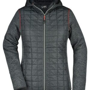 Jacket James&Nicholson - Ladies´ Knitted Hybrid