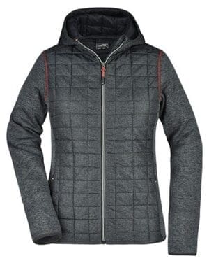 Jacket James&Nicholson - Ladies´ Knitted Hybrid