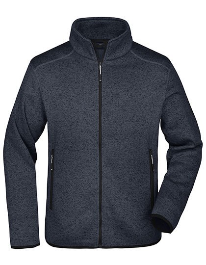 Jacket James&Nicholson - Men´s Knitted Fleece