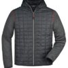 Jacket James&Nicholson - Men´s Knitted Hybrid