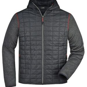 Jacket James&Nicholson - Men´s Knitted Hybrid