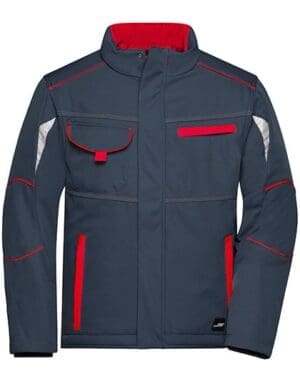 Jacket James&Nicholson - Workwear Softshell Padded - COLOR