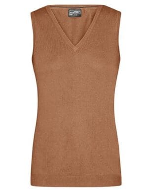 James&Nicholson - Ladies´ V-Neck Pullunder