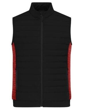 James&Nicholson - Men´s Padded Hybrid Vest