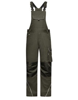 James&Nicholson - Workwear Pants with Bib - SOLID