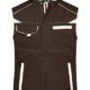 James&Nicholson - Workwear Softshell Padded Vest - COLOR