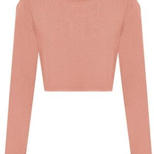 Just Ts - Women´s Long Sleeve Cropped T