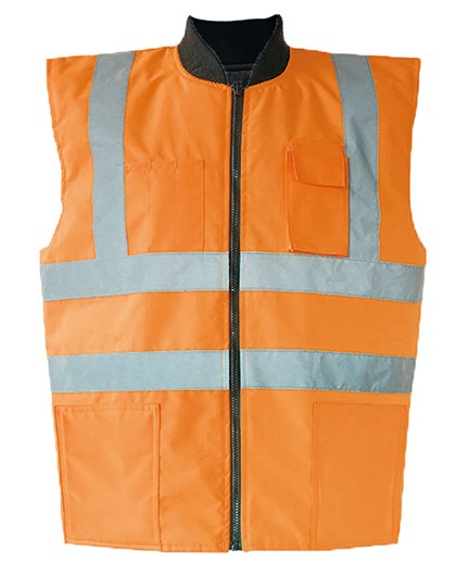 Korntex - Hi-Vis Reversible Safety Bodywarmer Ural 2-in-1