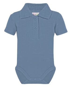 Link Kids Wear - Bio Bodysuit With Polo Shirt Neck