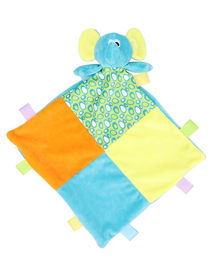 Mumbles - Baby Multi Coloured Comforter With Rattle