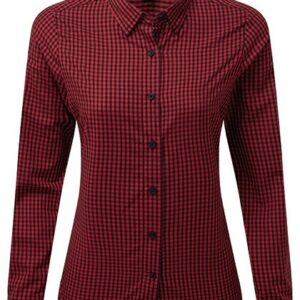 Premier Workwear - Women´s Maxton Check Long Sleeve Shirt