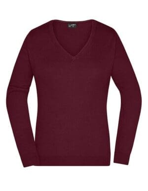 Pullover James&Nicholson - Ladies´ V-Neck