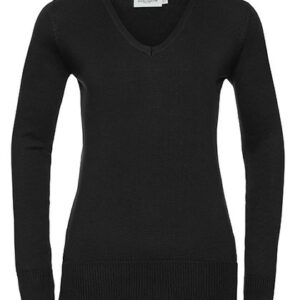 Pullover Russell Collection - Ladies´ V-Neck Knitted