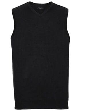 Pullover Russell Collection - V-Neck Sleeveless Knitted