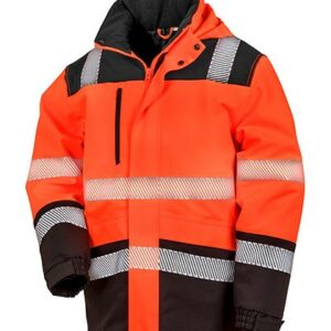 Result Safe-Guard - Printable Waterproof Softshell Safety Coat