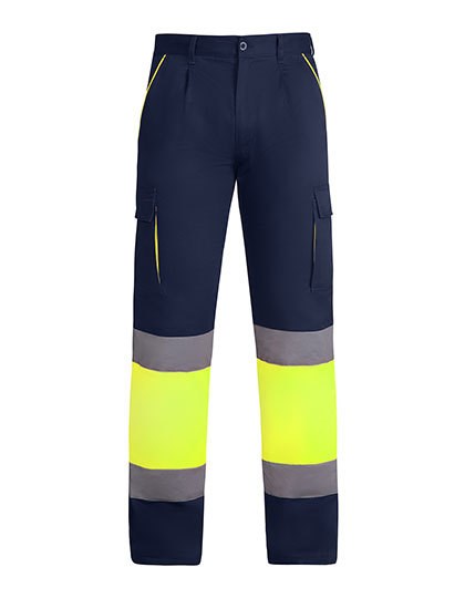 Navy Blue, Fluor Yellow