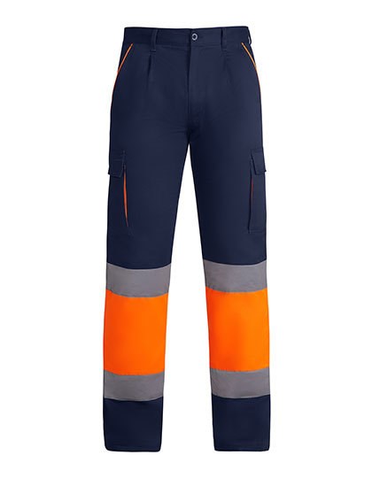 Navy Blue, Fluor Orange