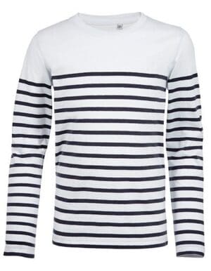 SOL´S - Kids´ Long Sleeve Striped T-Shirt Matelot