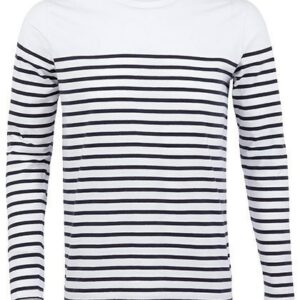 SOL´S - Men´s Long Sleeve Striped T-Shirt Matelot