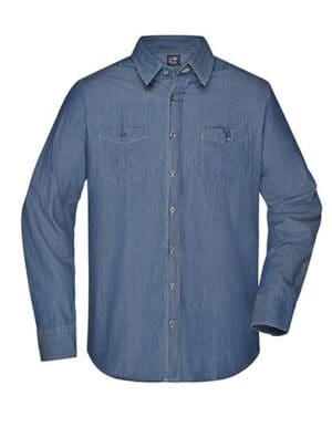 Shirt James&Nicholson - Men´s Denim