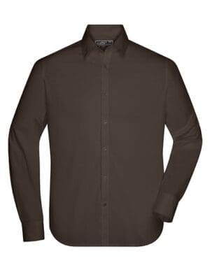 Shirt James&Nicholson - Men´s Slim Fit Long