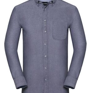 Shirt Russell Collection - Men´s Long Sleeve Tailored Washed Oxford