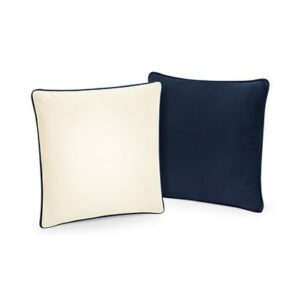 Westford Mill - Fairtrade Cotton Piped Cushion Cover