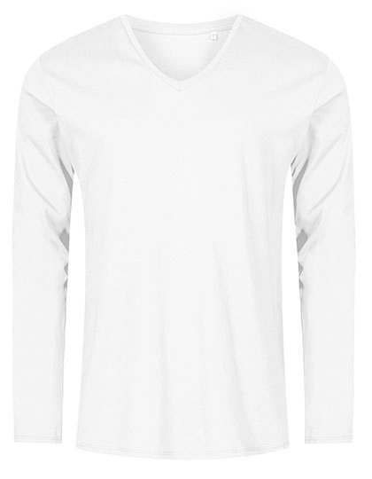 X.O by Promodoro - Men´s V-Neck T-Shirt Long Sleeve