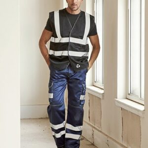 YOKO - Hi-Vis Top Cool Recycled Open Mesh Waistcoat