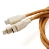 3 in 1 USB-Kabel aus Kork