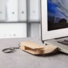 USB-Stick Holz Robin