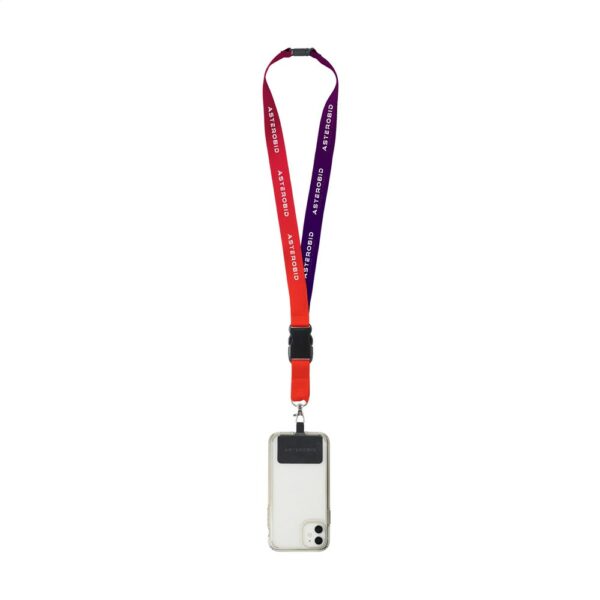 Lanyard Promo Complete Sublimation RPET 2 cm mit Patch