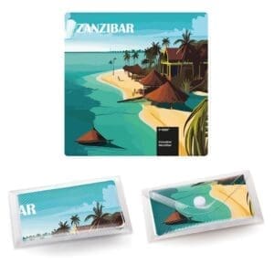 POLYCLEAN Displaytuch 18x18 cm im Etui, All-Inclusive-Paket