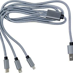 3-in-1 Ladekabel aus Nylon Felix