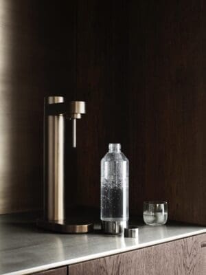 Stelton Brus Wassersprudler dark brown metallic