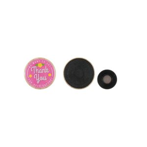 Textilienmagnet Metallbutton 37mm mit