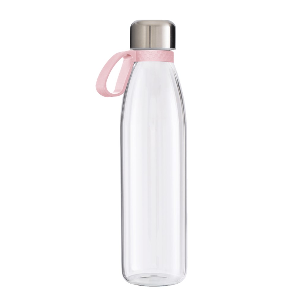 Flasche: transparent, Ring: hellmagenta