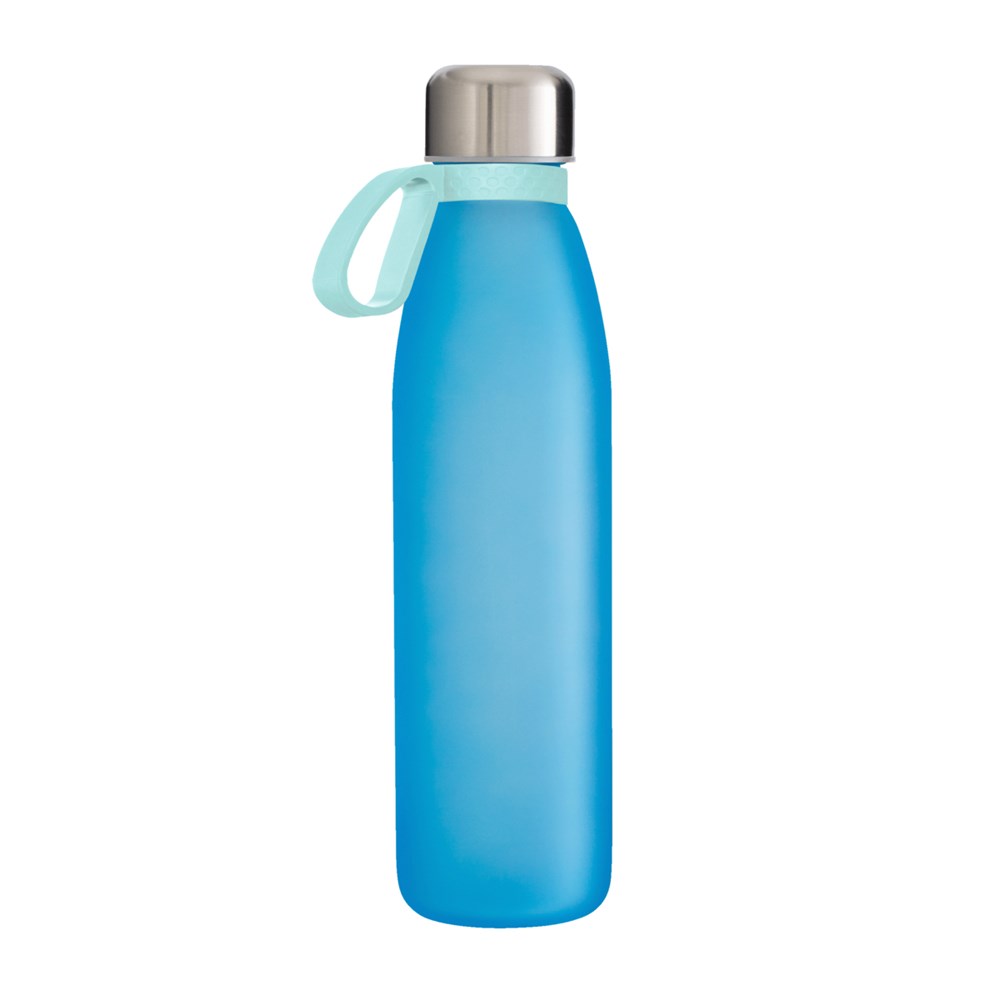 Flasche: cyan, Ring: mint