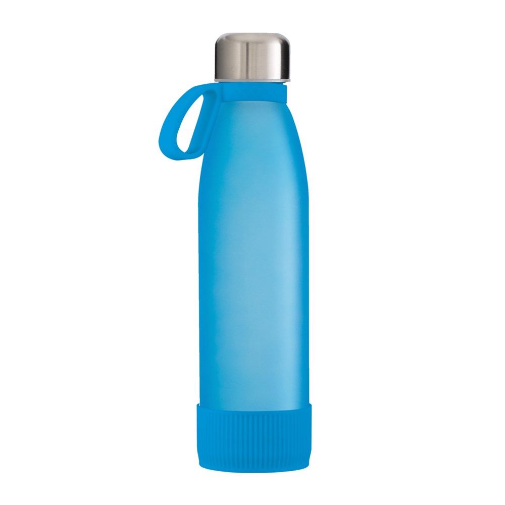 Flasche: cyan, Ring: cyan, Hülle: cyan